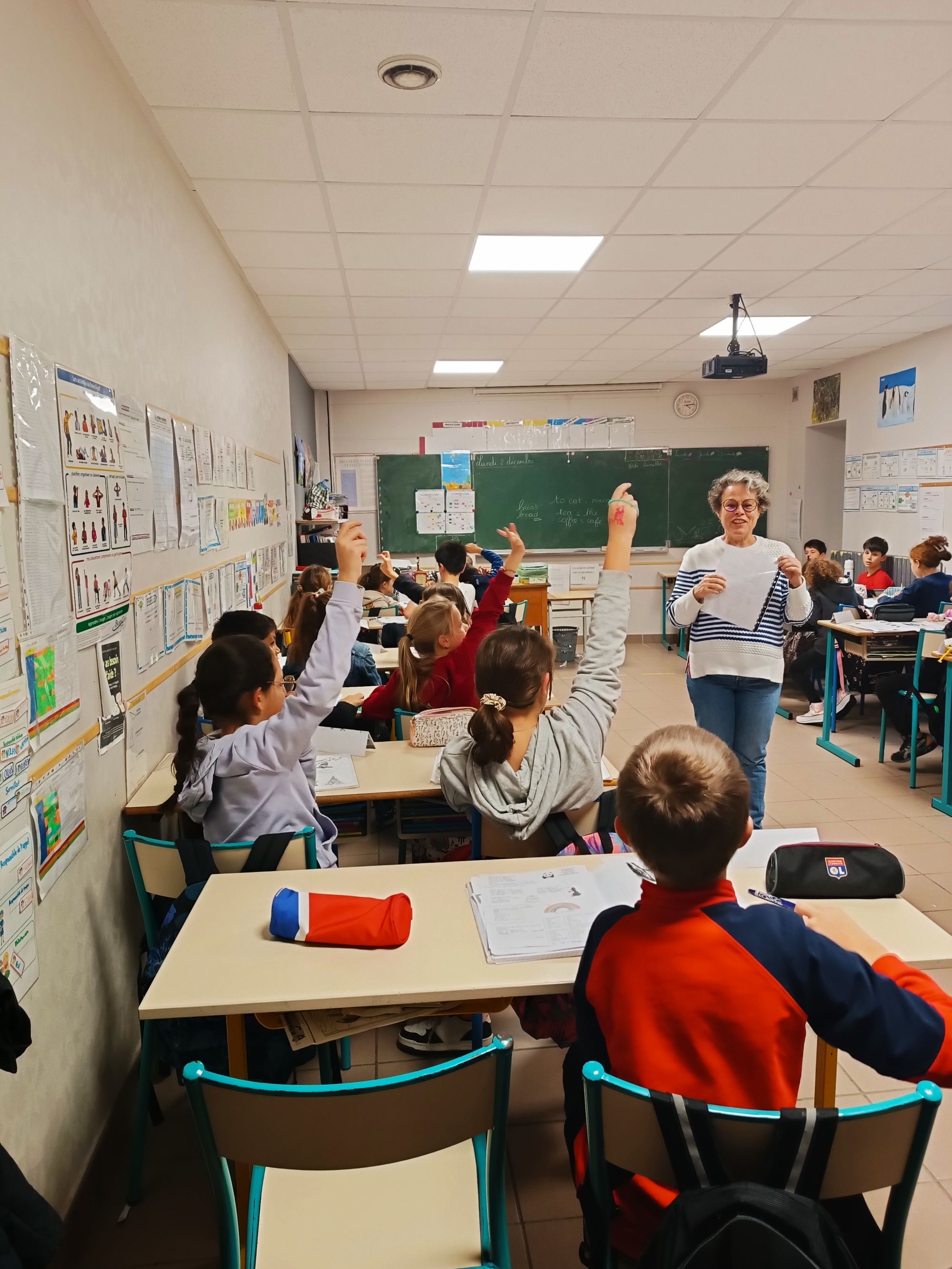 Cours Anglais avec l'intervenante- CM