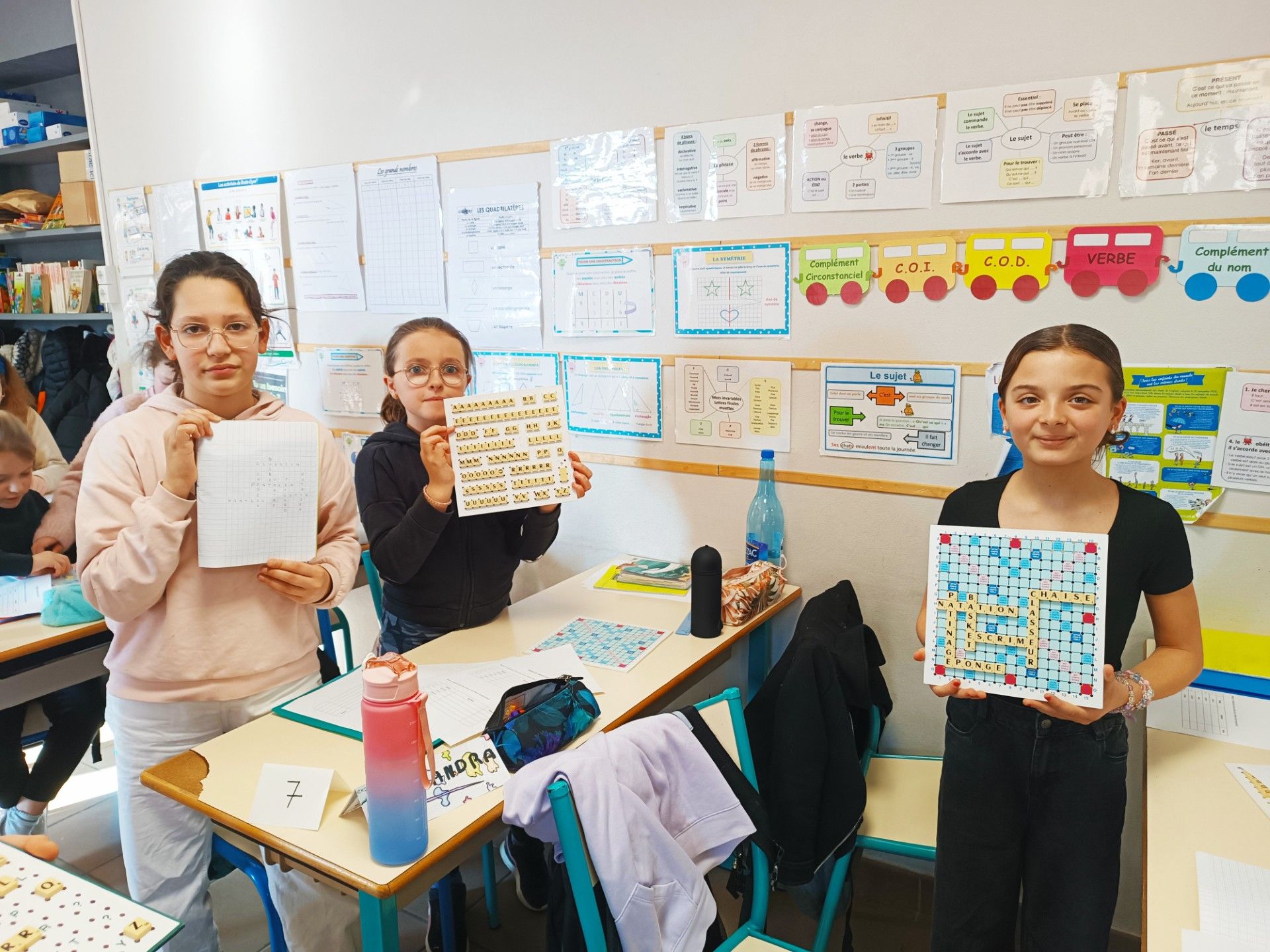 activité Scrabble CM avec le club de Scrabble St-CYR