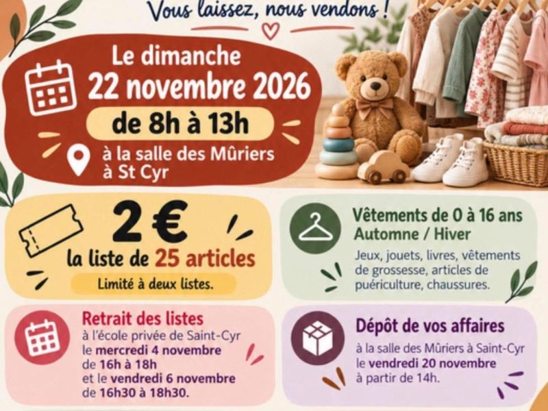 Bourse aux jouets